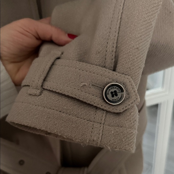 Burberry Brit Wool Beige Trench Coat for Women - Picture 6 of 16